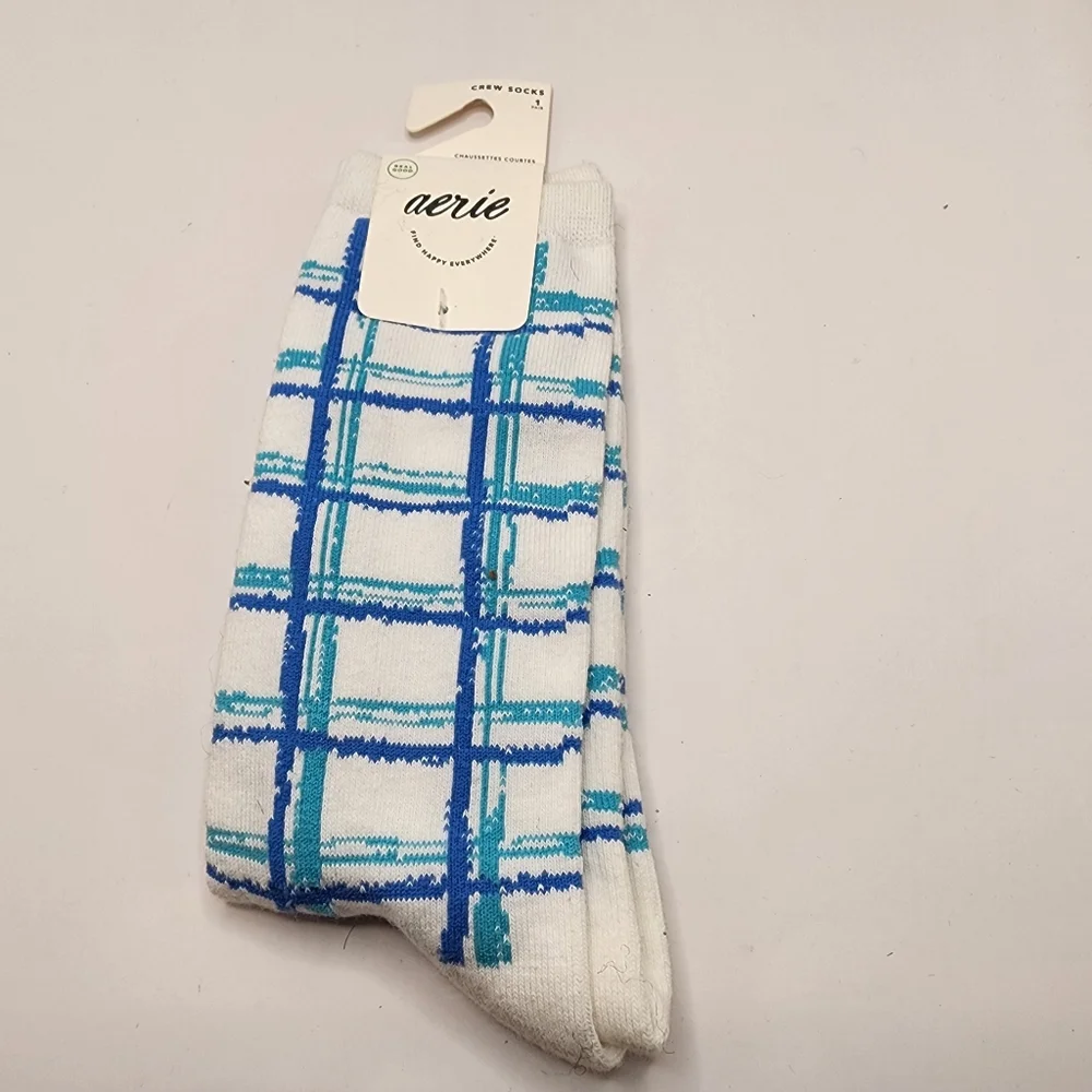 Aerie Striped‎ Crew Sock Nwt